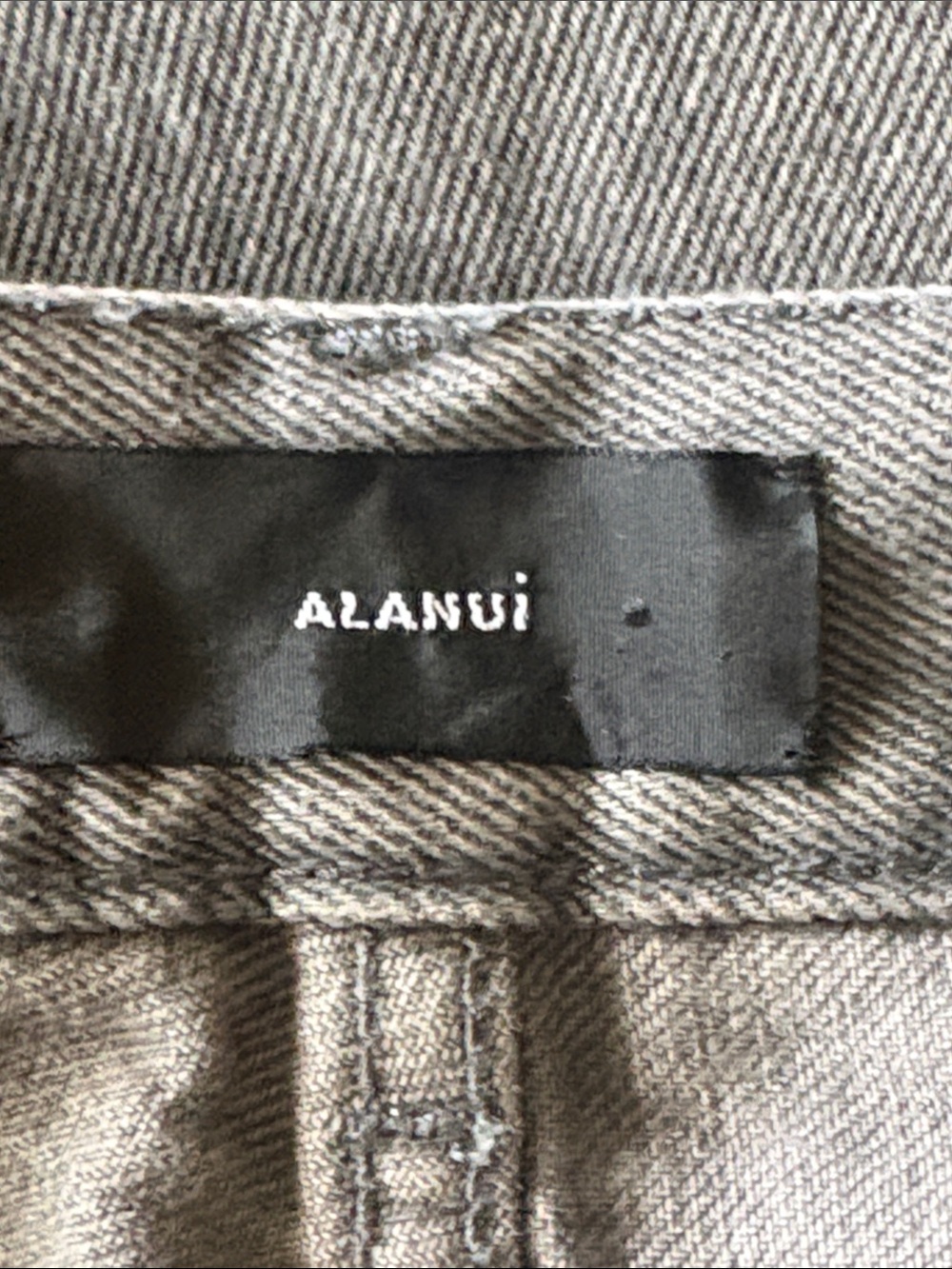 Alanui Made in Italy Free Horizons Jeans Grey Size 26 - Picture 14 of 16